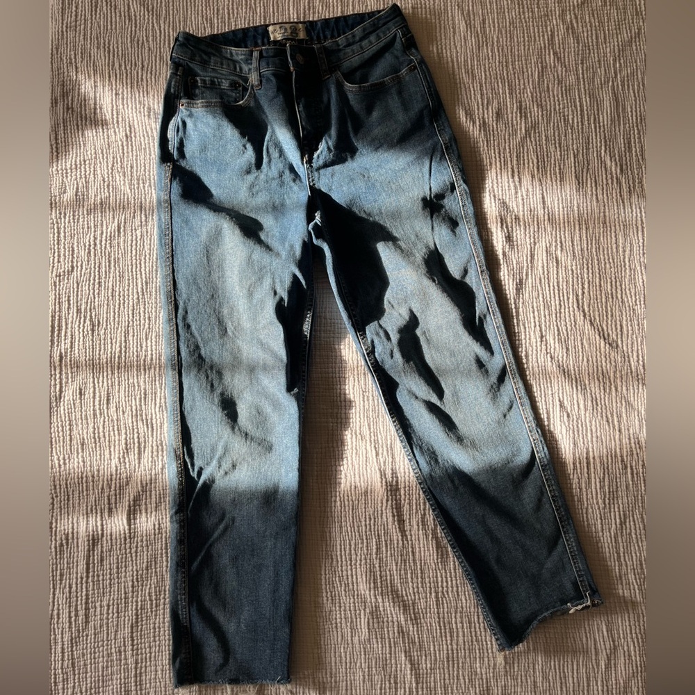 We the Free Curvy Blue Jeans Straight Leg size 28